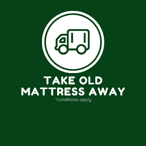 take old mattress or bed base away